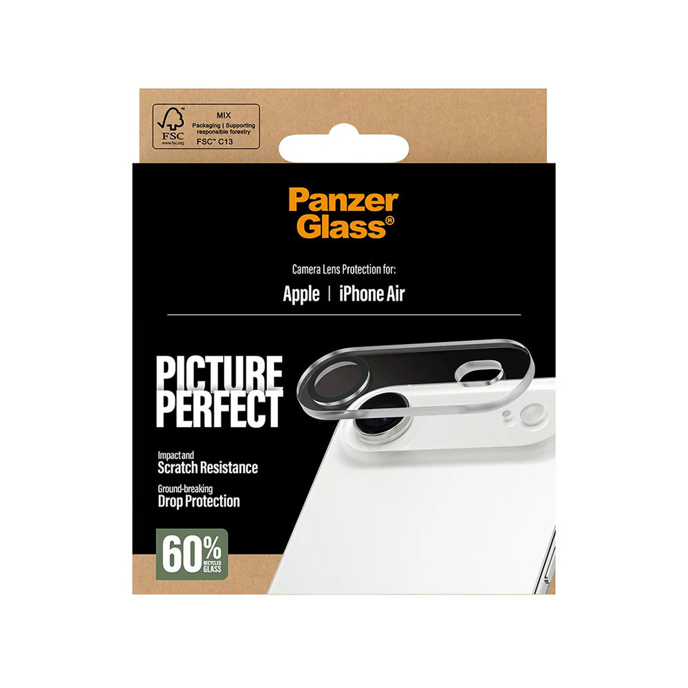Folija za zaštitu zadnje kamere PanzerGlass PicturePerfect za Apple iPhone 17 Air, Kaljeno staklo, Providno