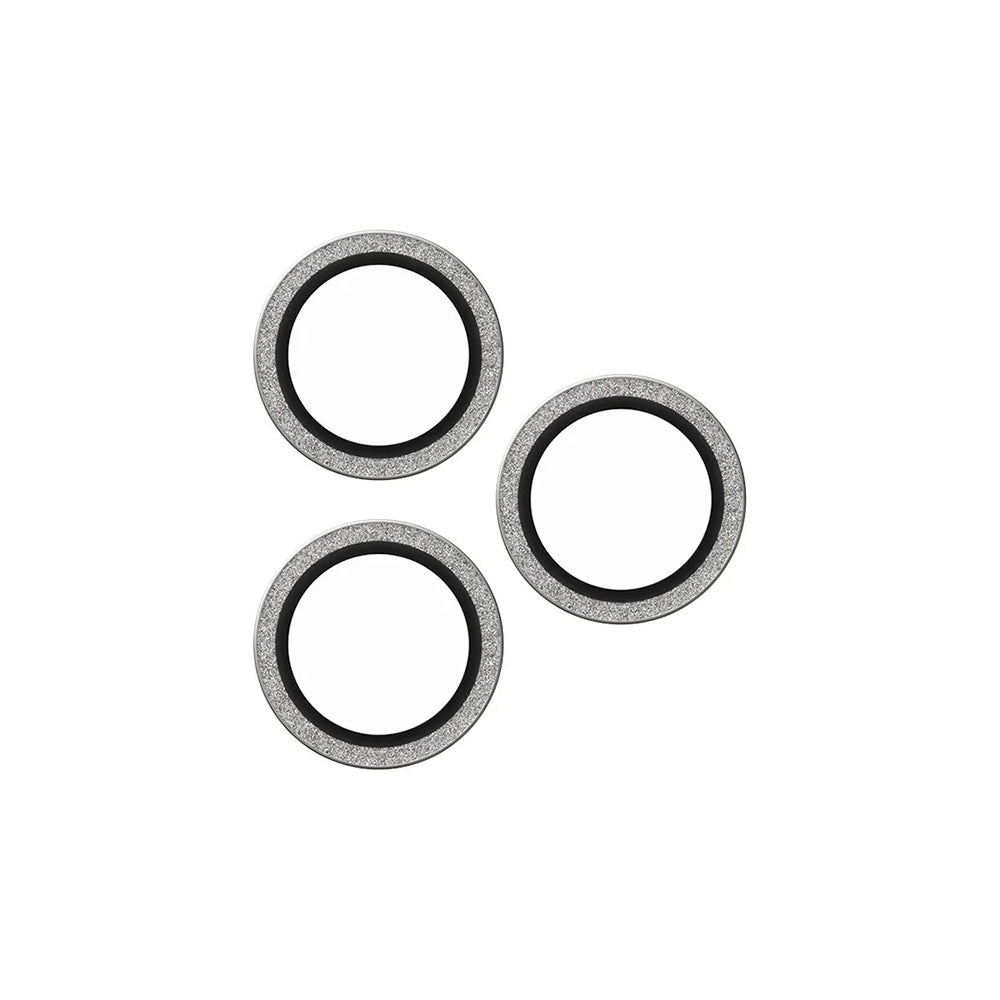 Folija za zaštitu zadnje kamere PanzerGlass Safe. Gliter za Apple iPhone 16 Pro Max / 16 Pro, Kaljeno staklo, Srebrna