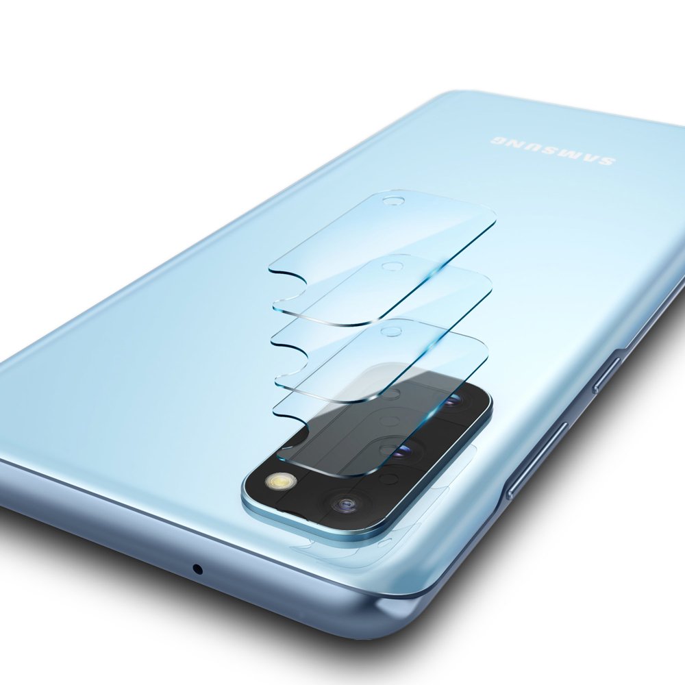 Zaštitna folija za zadnju kameru Ringke IDGL za Samsung Galaxy S20 5G G981 / S20 G980, Kaljeno staklo, Set od 3 komada, Providna