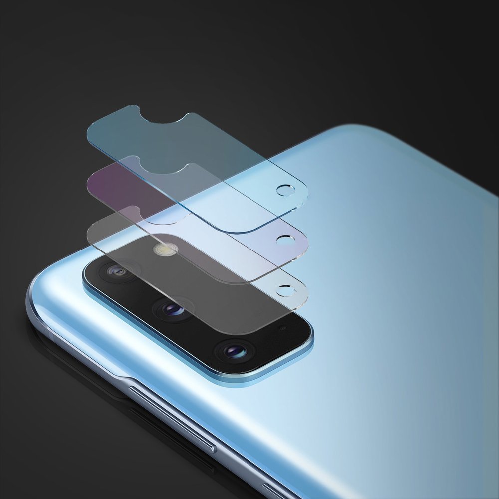 Zaštitna folija za zadnju kameru Ringke IDGL za Samsung Galaxy S20 5G G981 / S20 G980, Kaljeno staklo, Set od 3 komada, Providna