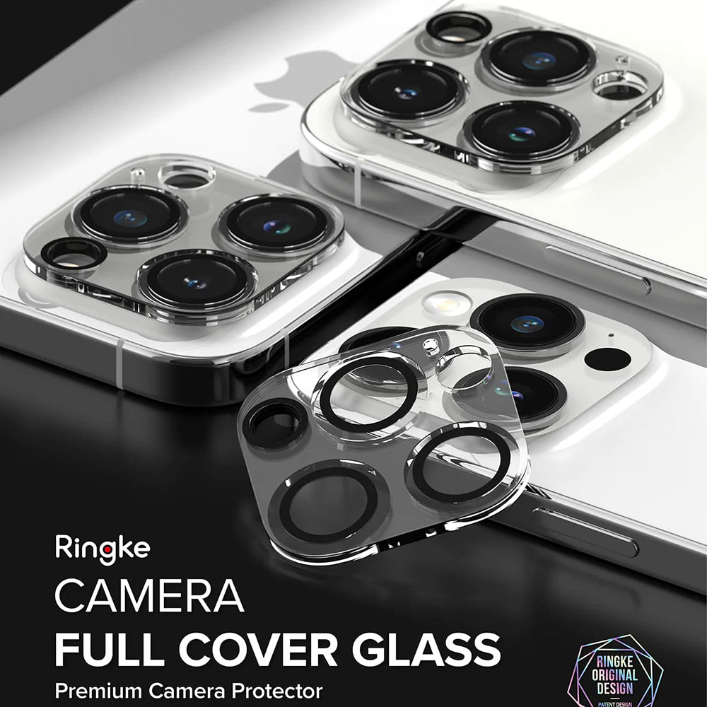 Folija za zaštitu zadnje kamere Ringke za Apple iPhone 15 Pro Max, Kaljeno staklo, Set 2 komada, Providna