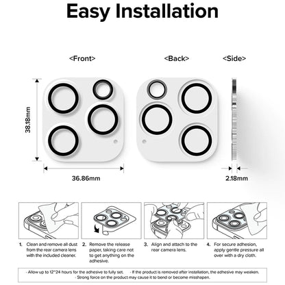Folija za zaštitu zadnje kamere Ringke za Apple iPhone 15 Pro Max, Kaljeno staklo, Set 2 komada, Providna