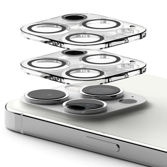 Zaštitna folija za zadnju kameru Ringke za Apple iPhone 15 Pro, Kaljeno staklo, Set od 2 komada, Providna