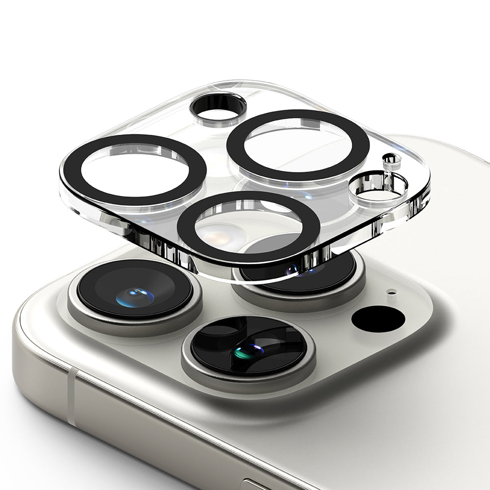 Folija za zaštitu zadnje kamere Ringke za Apple iPhone 16 Pro Max / 16 Pro, Kaljeno staklo, Set 2 komada, Providna