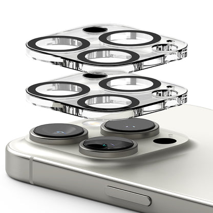 Folija za zaštitu zadnje kamere Ringke za Apple iPhone 16 Pro Max / 16 Pro, Kaljeno staklo, Set 2 komada, Providna