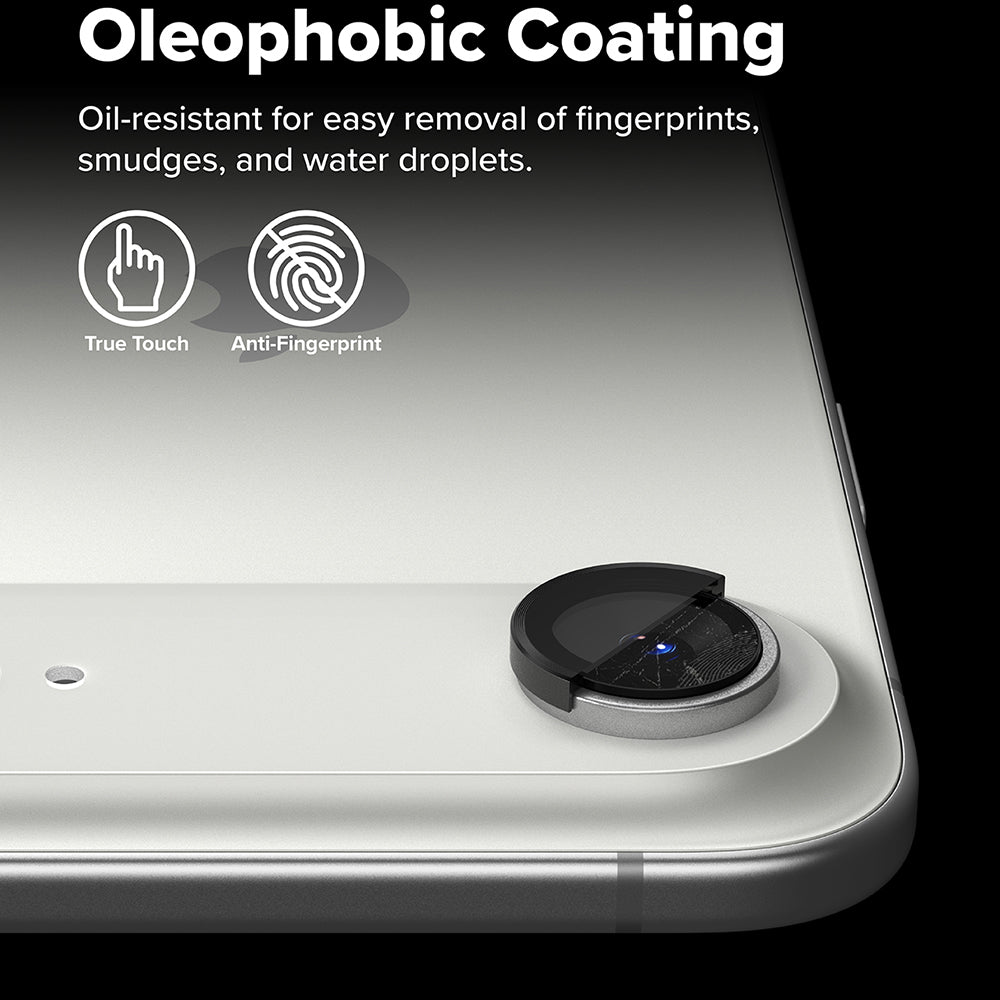 Folija za zaštitu zadnje kamere Ringke za Apple iPhone 17 Air, Kaljeno staklo, Crna