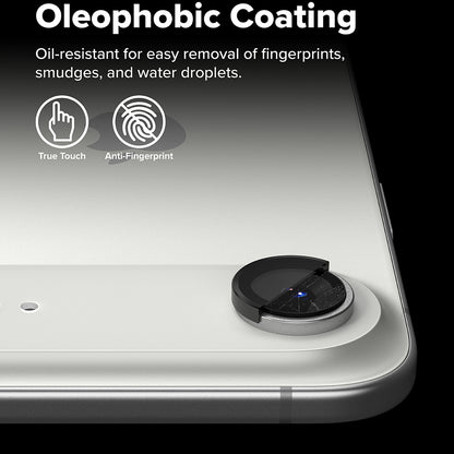 Folija za zaštitu zadnje kamere Ringke za Apple iPhone 17 Air, Kaljeno staklo, Crna