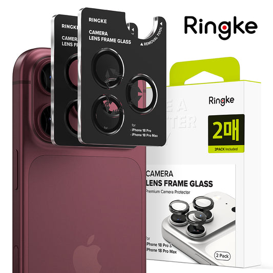 Zaštitna folija za zadnju kameru Ringke za Apple iPhone 18 Pro / 18 Pro Max, Kaljeno staklo, Set od 2 komada, Providna