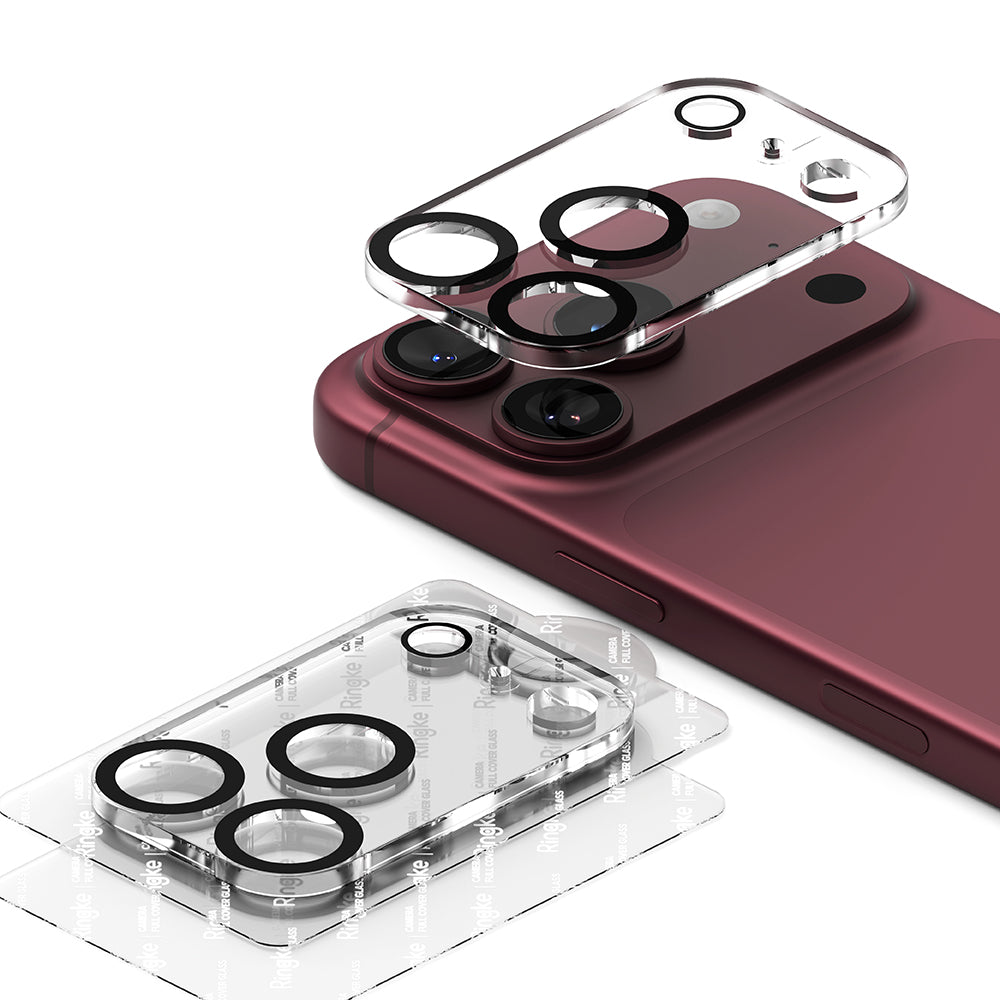 Zaštitna folija za zadnju kameru Ringke za Apple iPhone 18 Pro Max, Kaljeno staklo, Set od 2 komada, Providna