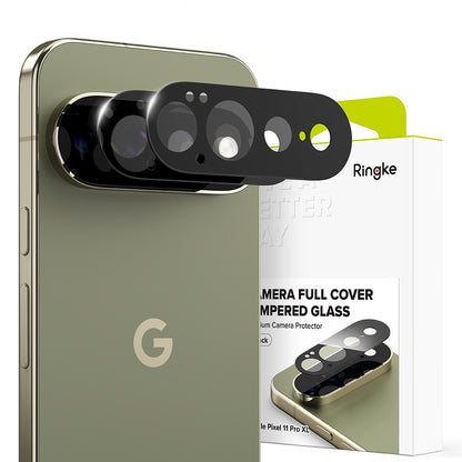 Zaštitna folija za zadnju kameru Ringke za Google Pixel 11 Pro XL, kaljeno staklo, set od 2 komada, crna