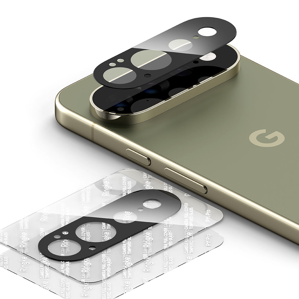 Zaštitna folija za zadnju kameru Ringke za Google Pixel 11 Pro XL, kaljeno staklo, set od 2 komada, crna