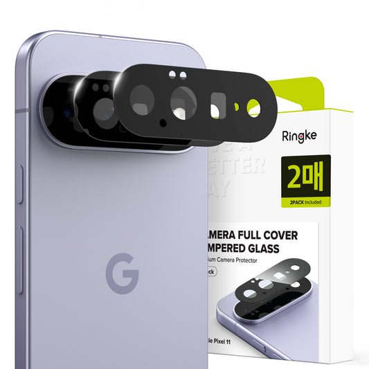 Zaštitna folija za zadnju kameru Ringke za Google Pixel 11, kaljeno staklo, set od 2 komada, crna