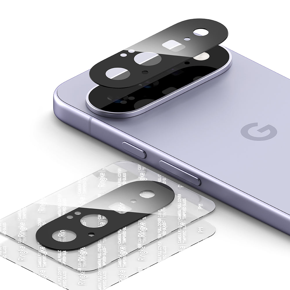 Zaštitna folija za zadnju kameru Ringke za Google Pixel 11, kaljeno staklo, set od 2 komada, crna