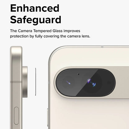 Zaštitna folija za zadnju kameru Ringke za Google Pixel 9, Kaljeno staklo, Set od 3 komada, Providna