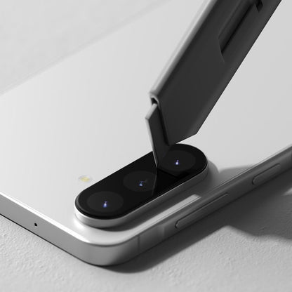 Folija za zaštitu zadnje kamere Ringke za Samsung Galaxy A56 A566, Kaljeno staklo, Set od 2 komada, Crna