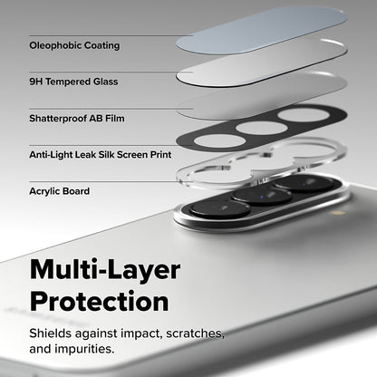 Zaštitna folija za zadnju kameru Ringke za Samsung Galaxy A57 5G / A37 5G, Kaljeno staklo, Set od 2 komada, Providna