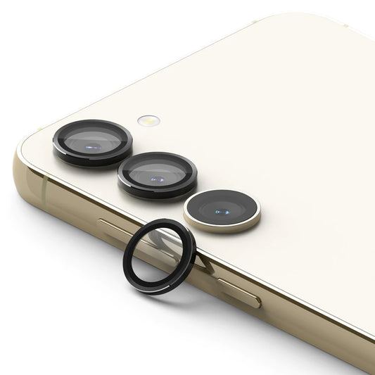 Folija za zaštitu zadnje kamere Ringke za Samsung Galaxy S23+ S916 / S23 S911, Kaljeno staklo, Crna
