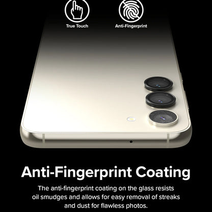 Folija za zaštitu zadnje kamere Ringke za Samsung Galaxy S23+ S916 / S23 S911, Kaljeno staklo, Crna