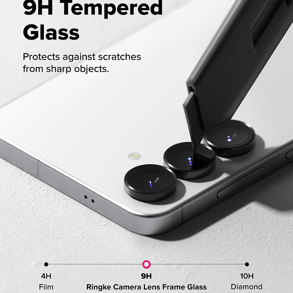 Zaštitna folija za zadnju kameru Ringke za Samsung Galaxy S25 FE, kaljeno staklo, set od 2 komada, crna