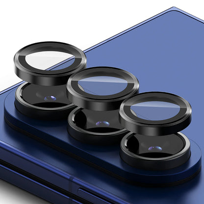 Folija za zaštitu zadnje kamere Ringke za Samsung Galaxy Z Fold7 F966, Kaljeno staklo, Set od 2 komada, Crna