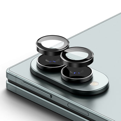 Zaštitna folija za zadnju kameru Ringke za Samsung Galaxy Z Fold8 F971, Kaljeno staklo, Set od 2 komada, Crna