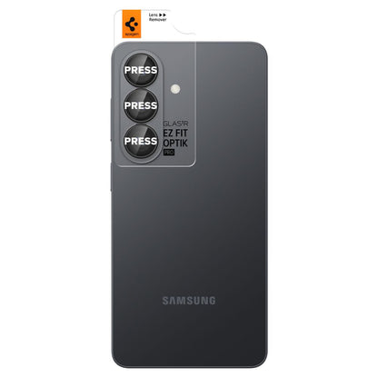 Zaštitna folija za zadnju kameru Spigen GlastR EZ FIT Optik Pro HD za Samsung Galaxy S26 Plus S947, Kaljeno staklo, Set od 2 komada, Crna