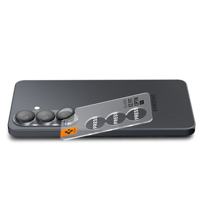 Zaštitna folija za zadnju kameru Spigen GlastR EZ FIT Optik Pro HD za Samsung Galaxy S26 Plus S947, Kaljeno staklo, Set od 2 komada, Crna