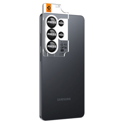 Zaštitna folija za zadnju kameru Spigen GlastR EZ FIT Optik Pro HD za Samsung Galaxy S26 Ultra S948, Kaljeno staklo, Set od 2 komada, Crna