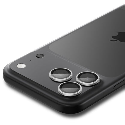 Folija za zaštitu zadnje kamere Spigen GlastR EZ FIT Optik Pro za Apple iPhone 17 Pro Max / 17 Pro, Kaljeno staklo, Set od 2 komada, Srebrna