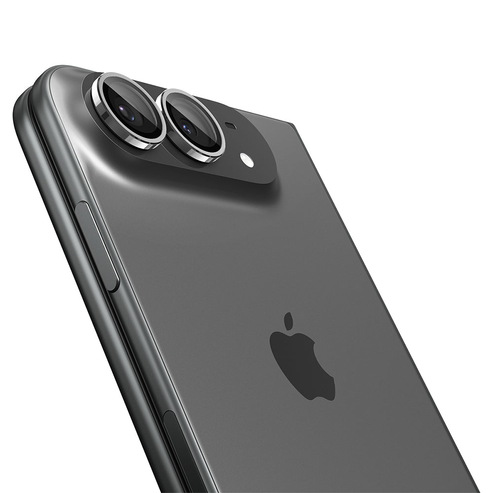 Zaštitna folija za zadnju kameru Spigen GlastR EZ FIT Optik Pro za Apple iPhone Duo, Kaljeno staklo, Set od 2 komada, Siva AGL12012