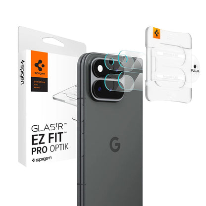 Zaštitna folija za zadnju kameru Spigen GlastR EZ FIT Optik Pro za Google Pixel 11 Pro Fold, Kaljeno staklo, Set od 2 komada, Providna AGL11491