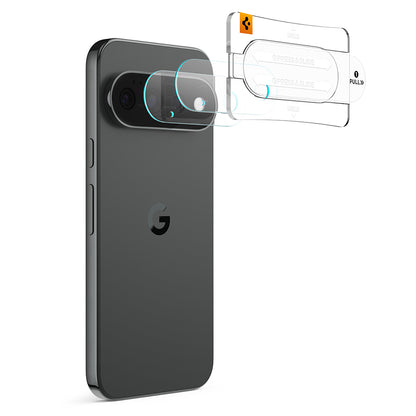 Zaštitna folija za zadnju kameru Spigen GlastR EZ FIT Optik Pro za Google Pixel 11 Pro XL, Kaljeno staklo, Set od 2 komada, Crna AGL11489
