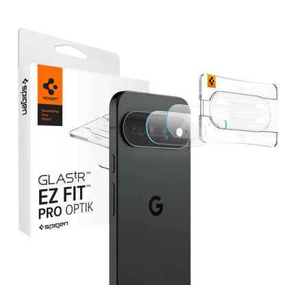 Zaštitna folija za zadnju kameru Spigen GlastR EZ FIT Optik Pro za Google Pixel 11, Kaljeno staklo, Set od 2 komada, Providna AGL11479