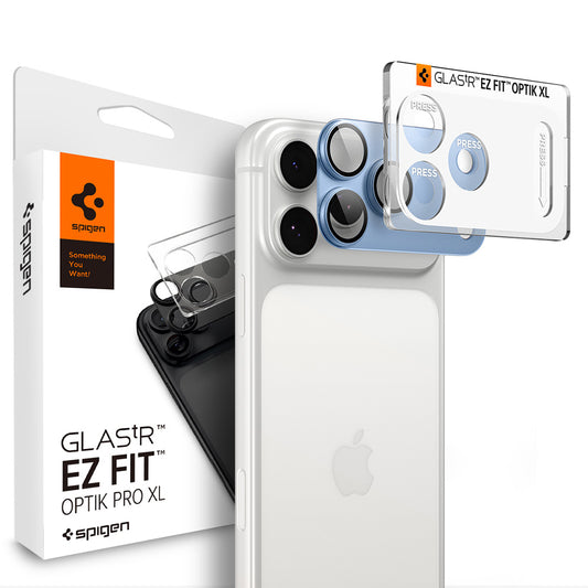 Zaštitna folija za zadnju kameru Spigen GlastR EZ FIT Optik Pro XL za Apple iPhone 18 Pro Max, Kaljeno staklo, Plava AGL12041