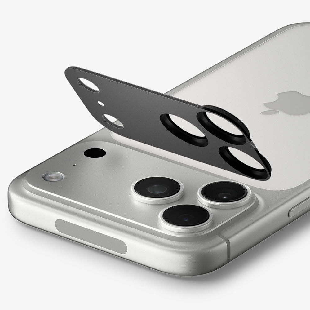 Zaštitna folija za zadnju kameru Spigen GlastR EZ FIT Optik Pro XL za Apple iPhone 18 Pro, Kaljeno staklo, Tamno siva AGL12035