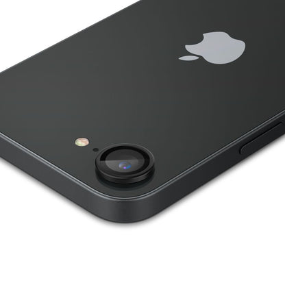 Folija za zaštitu zadnje kamere Spigen GlastR EZ FIT Optik Pro za Apple iPhone 17e / 16e, Kaljeno staklo, Set od 2 komada, Crna AGL09279