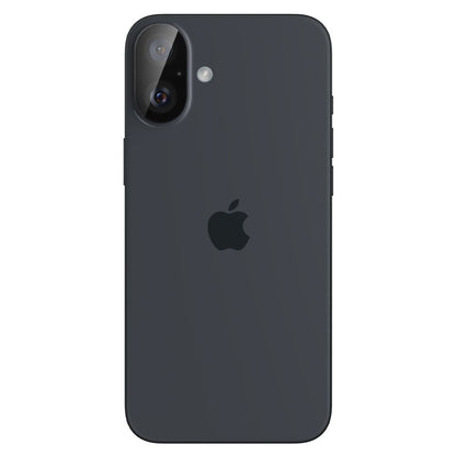 Folija za zaštitu zadnje kamere Spigen GlastR Optik za Apple iPhone 16 Plus / 16, Kaljeno staklo, Set od 2 komada, Crna AGL07922