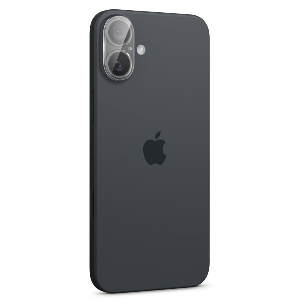 Zaštitna folija za zadnju kameru Spigen GlastR Optik za Apple iPhone 16 Plus / 16, Kaljeno staklo, Set od 2 komada, Providna AGL07923