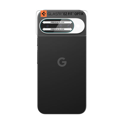 Zaštitna folija za zadnju kameru Spigen GlastR Optik za Google Pixel 10, Kaljeno staklo, Set od 2 komada, Providna AGL09661