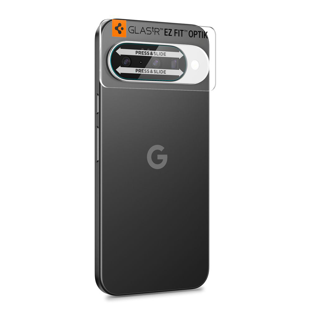 Zaštitna folija za zadnju kameru Spigen GlastR Optik za Google Pixel 10, Kaljeno staklo, Set od 2 komada, Providna AGL09661