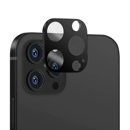 Zaštitna folija za zadnju kameru Techsuit za Apple iPhone 12 Pro Max, Kaljeno staklo, Crna