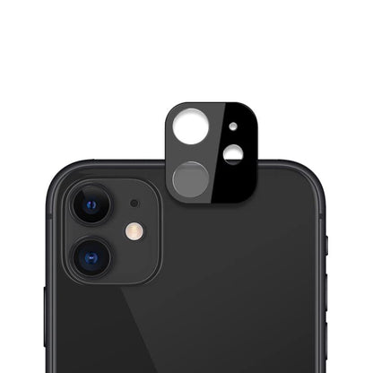 Zaštitna folija za zadnju kameru Techsuit za Apple iPhone 12, Kaljeno staklo, Crna