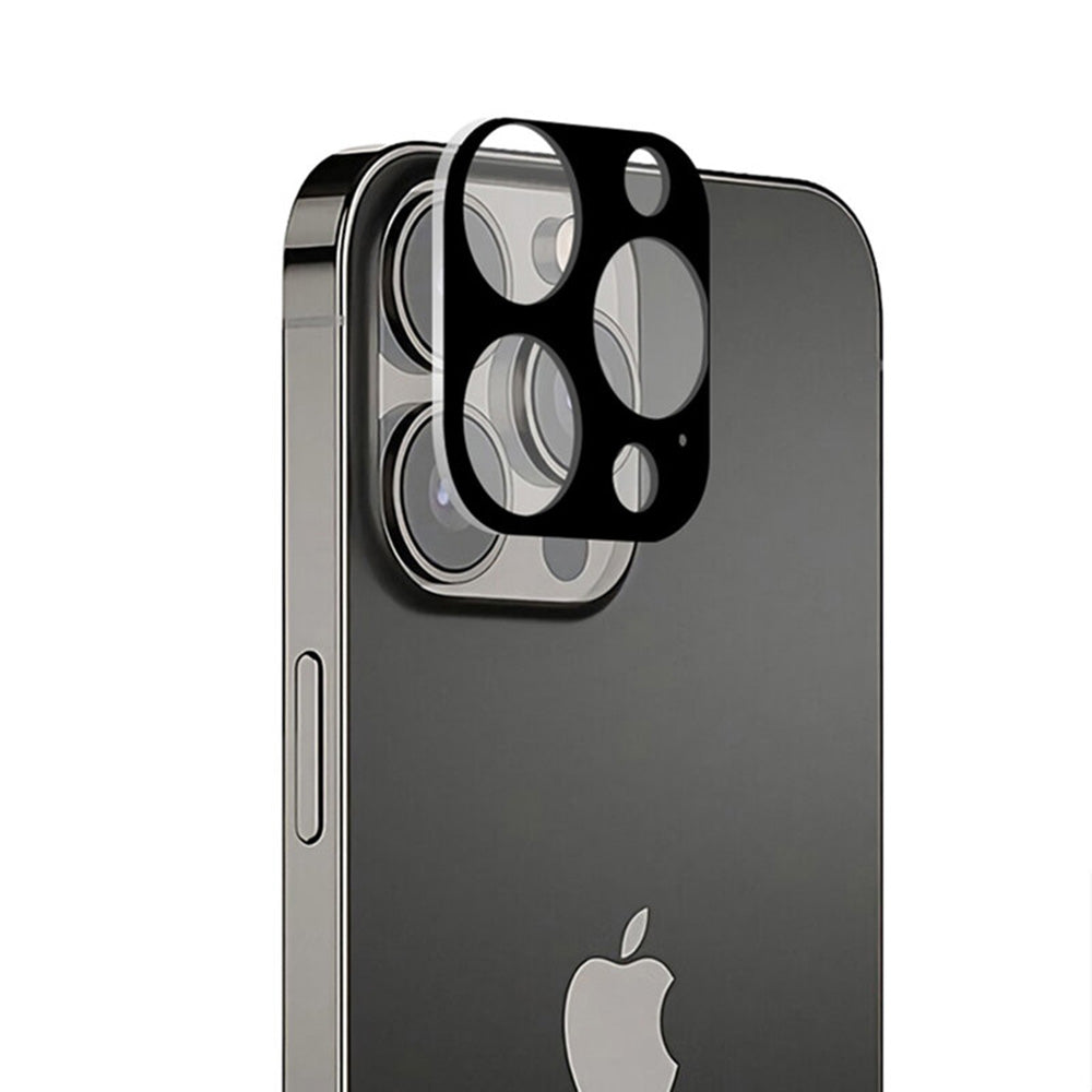 Zaštitna folija za zadnju kameru Techsuit za Apple iPhone 13 Pro Max / 13 Pro, Kaljeno staklo, Crna
