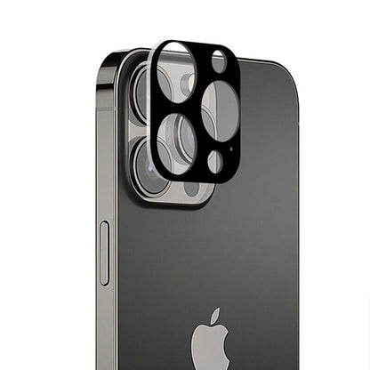 Zaštitna folija za zadnju kameru Techsuit za Apple iPhone 13 Pro Max / 13 Pro, Kaljeno staklo, Crna