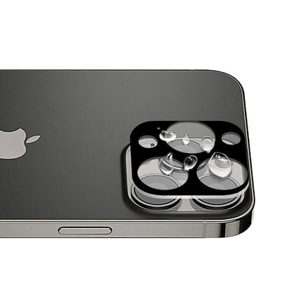 Zaštitna folija za zadnju kameru Techsuit za Apple iPhone 13 Pro Max / 13 Pro, Kaljeno staklo, Crna