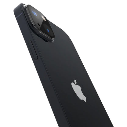 Zaštitna folija za zadnju kameru Techsuit za Apple iPhone 14 Plus / 14, Kaljeno staklo, Crna
