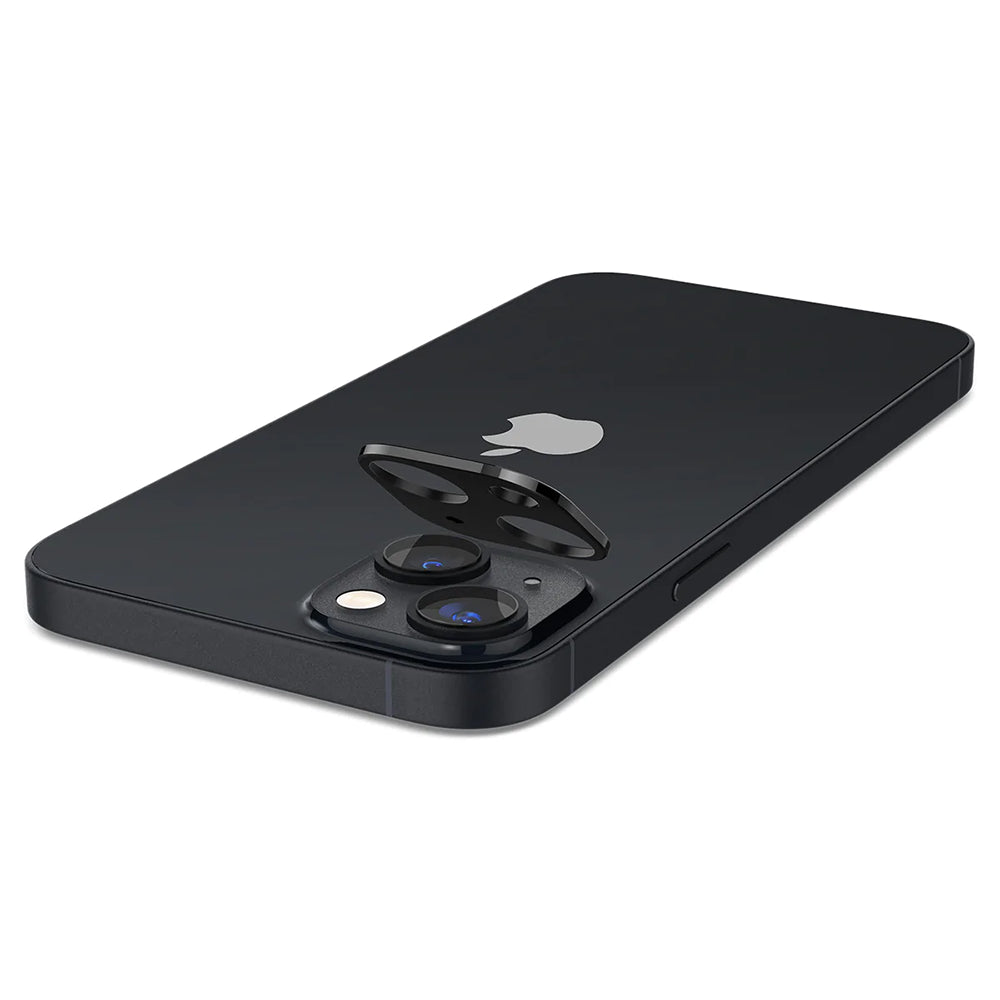 Zaštitna folija za zadnju kameru Techsuit za Apple iPhone 14 Plus / 14, Kaljeno staklo, Crna