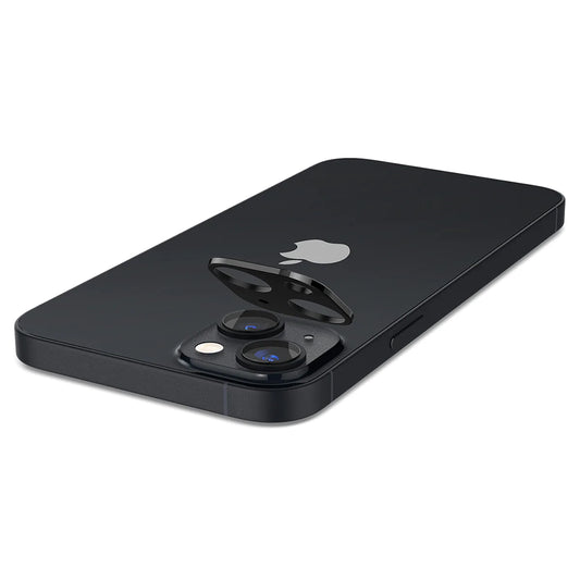 Zaštitna folija za zadnju kameru Techsuit za Apple iPhone 14 Plus / 14, Kaljeno staklo, Crna