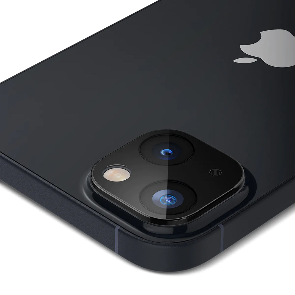 Zaštitna folija za zadnju kameru Techsuit za Apple iPhone 14 Plus / 14, Kaljeno staklo, Crna