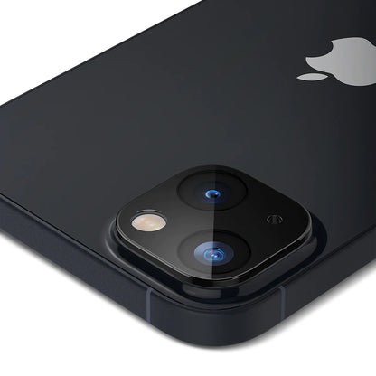 Zaštitna folija za zadnju kameru Techsuit za Apple iPhone 14 Plus / 14, Kaljeno staklo, Crna